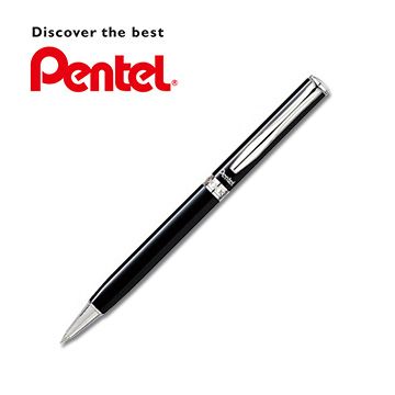 Pentel 飛龍 日本   Sterling烤漆系列金屬鋼珠筆(黑桿/K611/2入組)