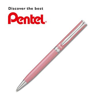 Pentel 飛龍 日本   Sterling烤漆系列金屬鋼珠筆(粉桿/K611/2入組)