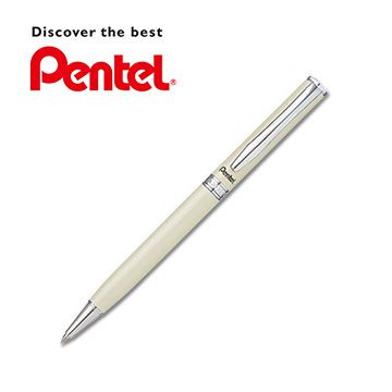 Pentel 飛龍 日本   Sterling烤漆系列金屬鋼珠筆(米黃桿/K611/2入組)