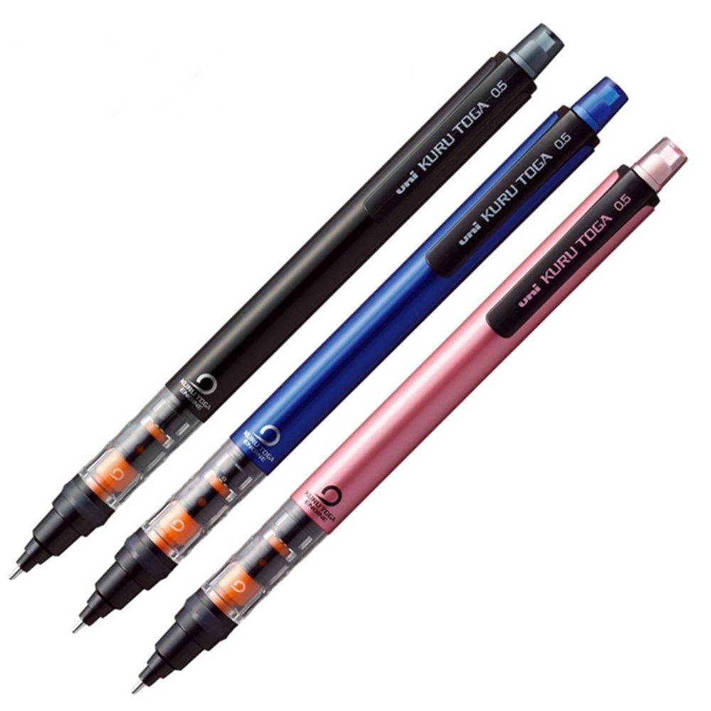 Uni 三菱 日本第六代KURU TOGA旋轉自動鉛筆M5-452 0.5mm鉛筆自動筆360度轉轉筆低重心自動鉛筆