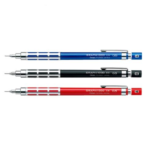 Pentel 飛龍 日本製圖鉛筆GRAPH 1000 CS低重心0.5mm自動鉛筆PG1005專業製圖筆繪圖鉛筆繪圖筆