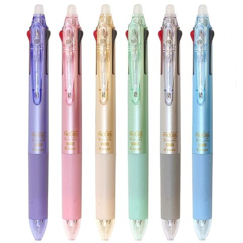 PILOT 百樂 日本FRIXION擦擦筆BALL 3 Slim原子筆LKFBS60UF系列0.38MM黑紅藍3色筆魔擦筆ball pen