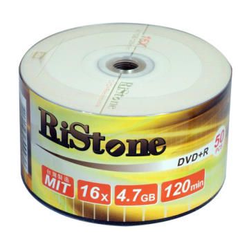 RiStone  日本版 DVD+R 16X 裸裝 (600片)