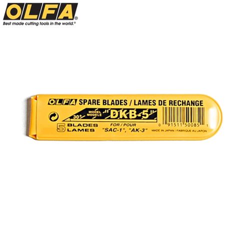 OLFA 日本DKB-5寬9mm替刃30°刀片適A-1 A-2 A-3 A-5 XA-1 SVR-1 SVR-2 DA-1 PA-2 NA-1 300 141BS 215BS Ltd05