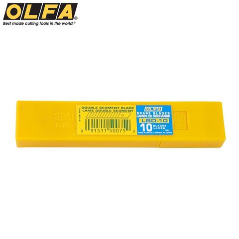 OLFA 日本刀片LB-10(高碳鋼)大型美工刀替刃適L-1 L-3 L-5 L-7 DL-1 PL-1 SL-1 CMP-2 MXP-L Ltd-07 Ltd-08等