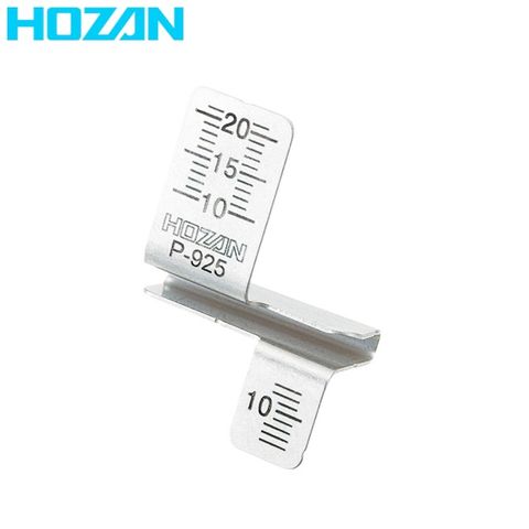 HOZAN 寶山 日本製造剝線測量器P-925剪電線長度測量電工檢驗水電檢定工具剝線鉗測距電氣電工檢定測距尺規手工具