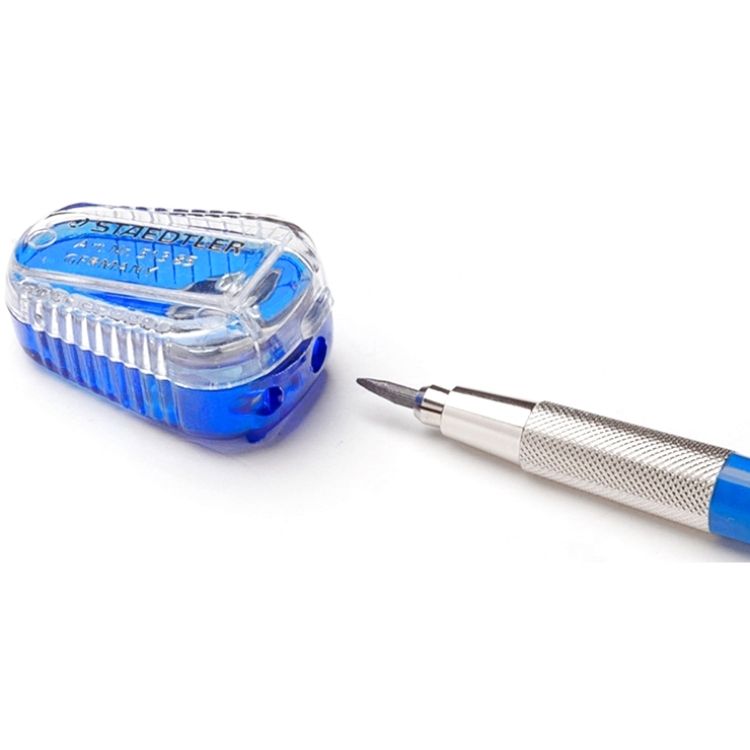 STAEDTLER 施德樓 德國製工程筆磨蕊器2mm筆芯研磨器513 85DSBK平頭蛋型芯筆蕊研磨器磨芯器削筆心器