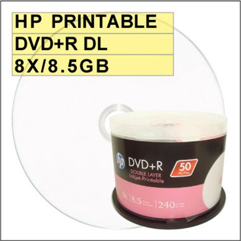 printable DVD+R DL 8X / 8.5GB 可列印式空白燒錄片 100片