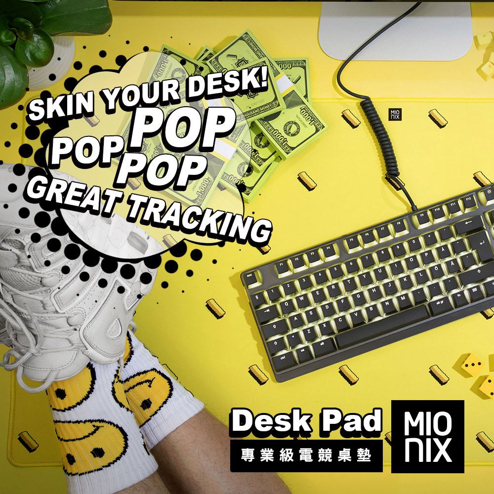 MIONIX Desk Pad French Fries 專業級電競桌墊(薯條黃) - PChome 24h購物