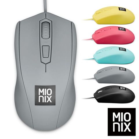 MIONIX Avior Shark Fin有線電競滑鼠-鯊魚灰 -台灣總代緯思創公司貨