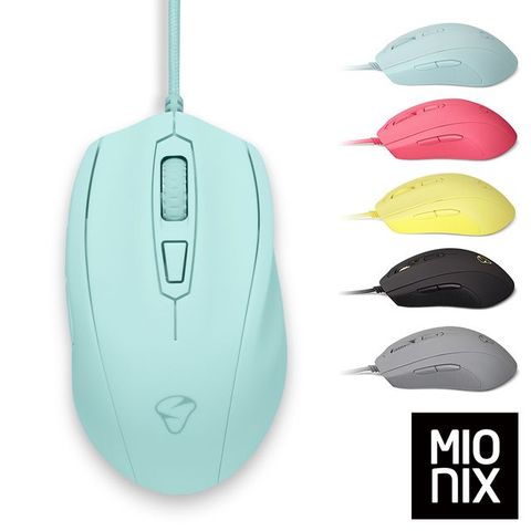 MIONIX Castor Ice Cream 人體工學有線電競滑鼠(冰淇淋藍)*台灣總代理緯思創公司貨*