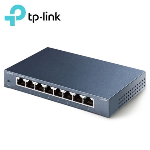 TP-Link TL-SG108 8埠 鋼鐵機殼 網路交換器