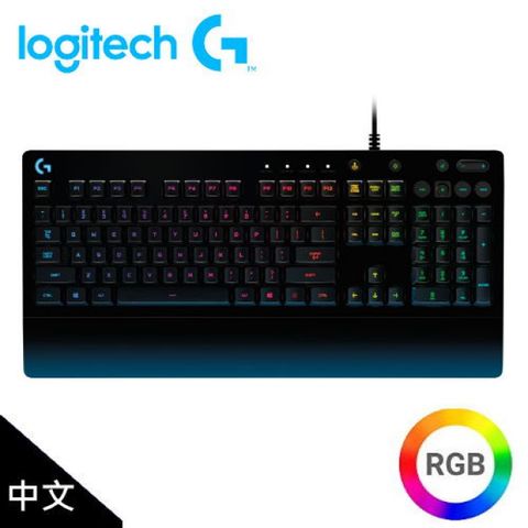 【Logitech 羅技】G213 PRODIGY RGB 遊戲鍵盤具備RGB背光和防潑濺設計