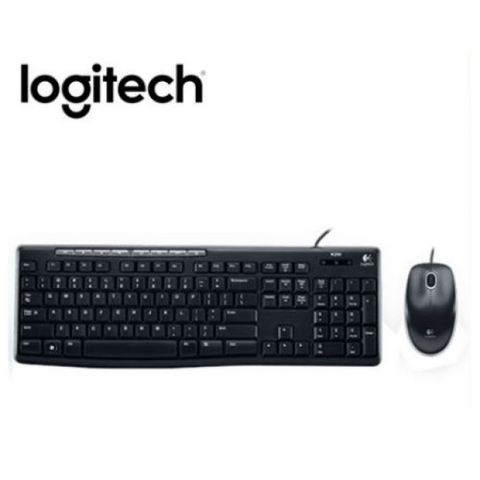 【Logitech 羅技】MK200 有線鍵鼠組防濺灑設計鍵盤