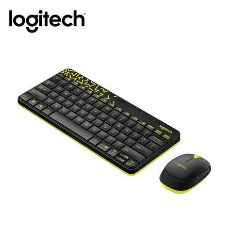 【Logitech 羅技】MK240 NANO無線鍵鼠組 黑色防潑濺設計
