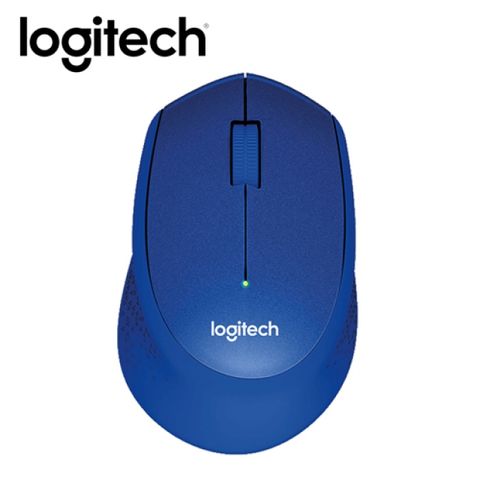 【Logitech 羅技】M331 SILENT PLUS 靜音無線滑鼠 藍享受靜謐無聲的體驗