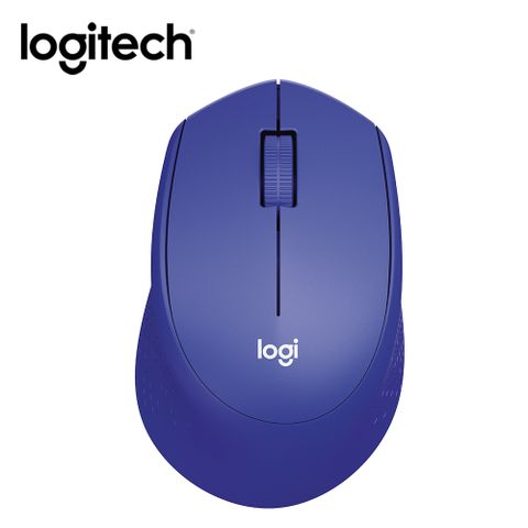 Logitech 羅技 M331 SILENT PLUS 靜音無線滑鼠 藍