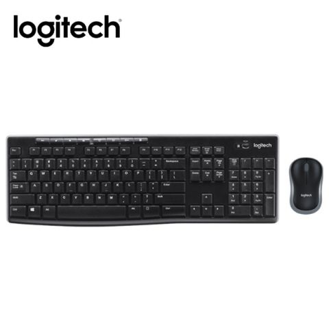 【logitech 羅技】MK270R 無線滑鼠鍵盤組隨插即用，無需安裝軟體
