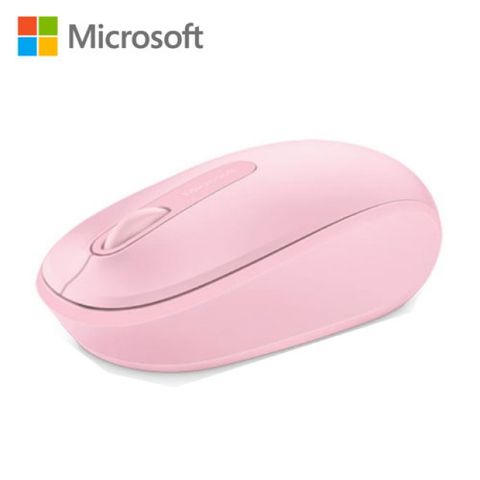 【Microsoft 微軟】1850 無線行動滑鼠 柔媚粉專為舒適使用和方便攜帶而設計