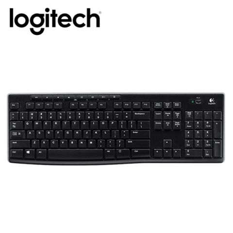 【logitech 羅技】K270 無線鍵盤先進的 2.4 GHz 無線技術