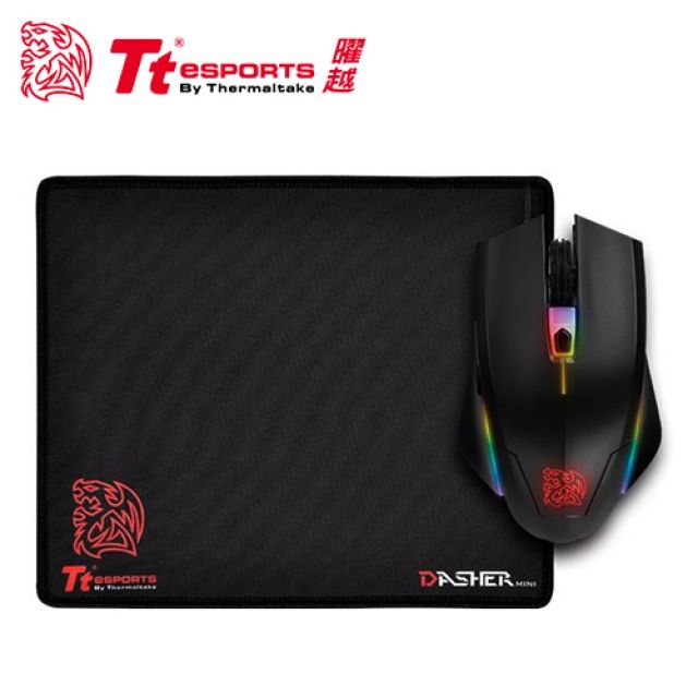 Tt eSPORTS 曜越 塔龍 TALON Elite RGB 滑鼠與滑鼠墊組合