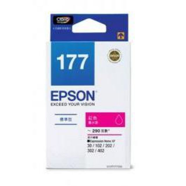 EPSON 愛普生 【EPSON】NO.177 T177350 標準型紅色墨水匣