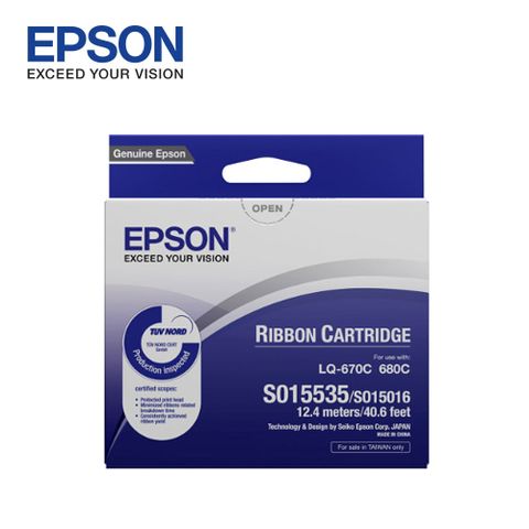 EPSON S015535 原廠黑色色帶