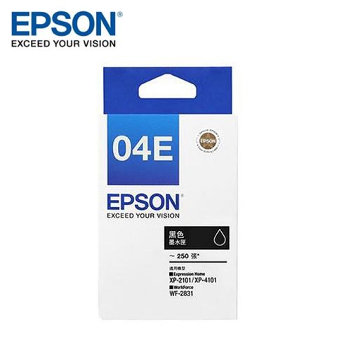 EPSON 愛普生 T04E150 黑色墨水匣