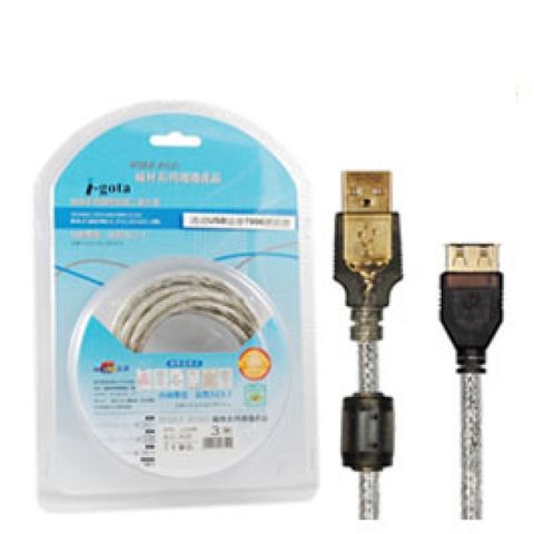 i-gota USB 2.0 延長線 A公對A母 3.0米專業台商製造廠製造 品質NO.1