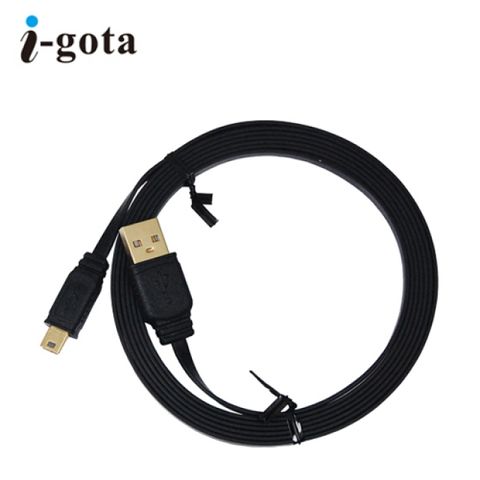 i-gota 薄型USB 2.0 連接線 A公-5P 2米
