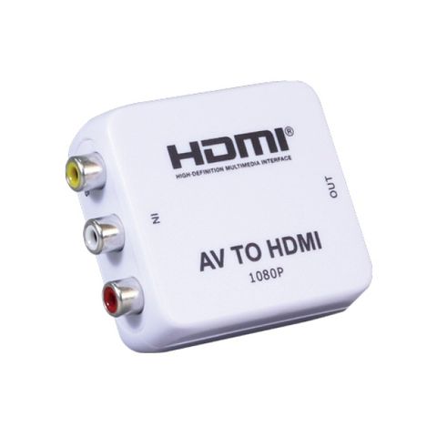 【伽利略】AV 轉 HDMI 轉接器隨插即用，無需驅動