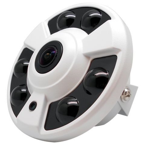 【CHICHIAU】四合一 AHD/TVI/CVI/CVBS 1080P SONY 200萬畫素超廣角360度環景6陣列燈紅外線攝影機