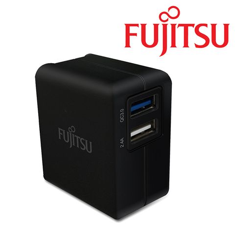 FUJITSU 富士通 US-07 2埠QC3.0+2.4A交流電源供應器