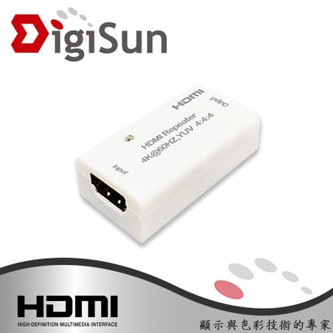 DigiSun EH101 HDMI 2.0 訊號延長中繼器最遠可延長50公尺