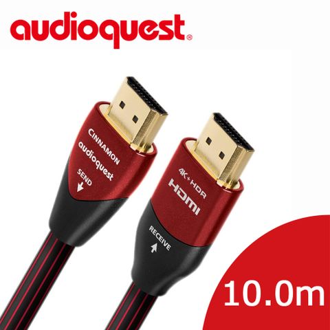 ★指定品單筆滿8000，送Jitterbug電源優化器美國線聖 Audioquest HDMI Cinnamon 肉桂 (10.0m) 支援4K 3D