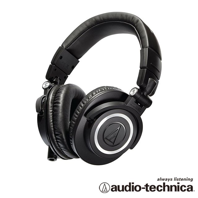 audio-technica 鐵三角  專業型監聽耳機 ATHM50x