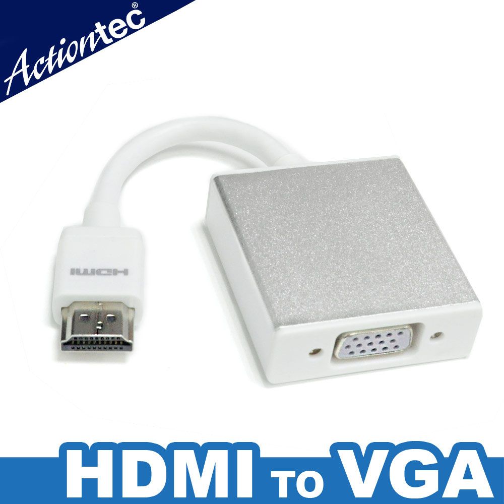 Actiontec  HDMI轉VGA訊號轉換接頭-附音源輸出