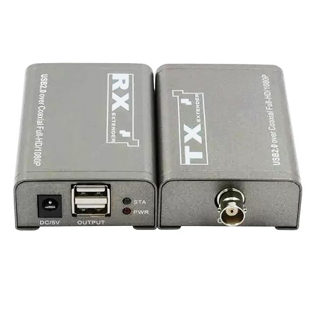  【帝網KingNet】 監視器周邊 滑鼠延長 USB 延長器   放大器 50米 50公尺 50M USB2.0  支援1080P 同軸電腦 網路線 二芯線