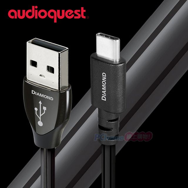 Audioquest 線聖 美國  Diamond USB A - Type-C 傳輸線(USB A to C) - 1.5m