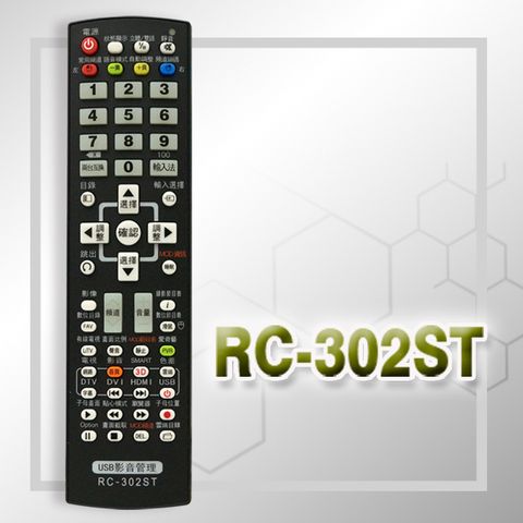 【遙控天王】RC-302ST 原廠模具(SAMPO聲寶SHARP夏寶)液晶/電漿全系列電視遙控器
