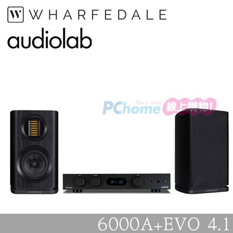 英國 Audiolab 綜合擴大機 6000A + 英國 Wharfedale 書架型喇叭 EVO 4.1