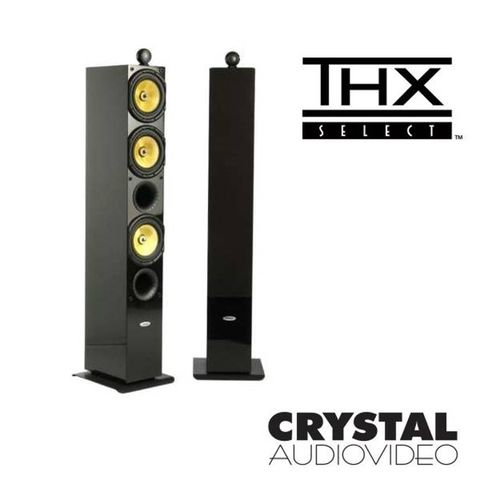 (福利品) 英國 Crystal Audiovideo THX-T3 Hi-End 落地型揚聲器 (黑色鋼琴烤漆限量版本)