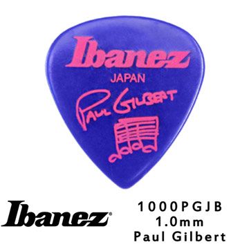 Ibanez 1000PGJB 1.0mm 吉他彈片 藍色款 10片包裝 品牌彈片 專屬代言設計圖案