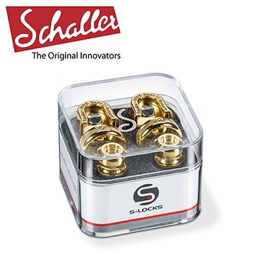 Schaller S-Locks 吉他安全背帶扣 香檳金色款 原廠公司貨 商品品質有保障