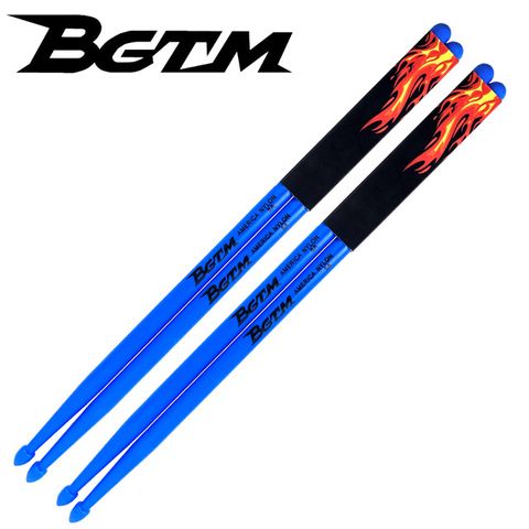 BGTM 嚴選AMERICA NYLON-5A尼龍鼓棒-藍色2入組