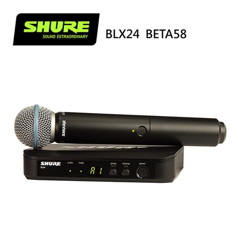 SHURE BLX24 / SM58 無線人聲系統-原廠公司貨