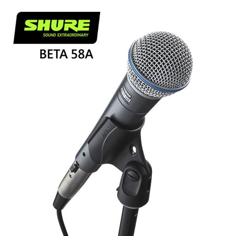 ★SHURE★BETA 58A動圈式人聲麥克風-原廠公司貨