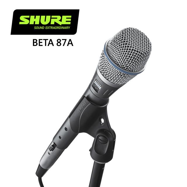 SHURE BETA 87A人聲麥克風 -原廠公司貨