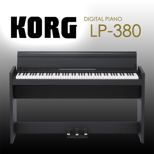 KORG LP-380』日本原裝進口標準88鍵數位鋼琴黑色款/ 公司貨保固