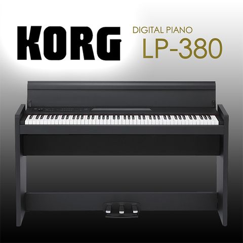 KORG 『 LP-380』日本原裝進口 標準88鍵數位鋼琴 黑色款 / 公司貨保固